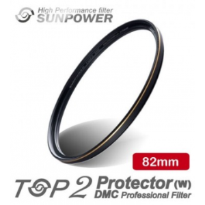 【富豪相機】SUNPOWER TOP2 82mm抗污防潑水保護鏡 ~台灣品牌~(UV82)