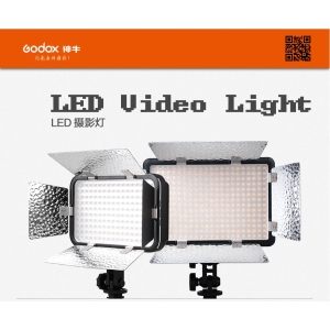 【Godox神牛】LED308C II攝影燈 ＋電源供應器＋桌上型腳架(公司貨)