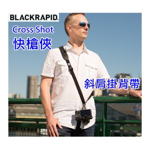 【富豪相機】BLACKRAPID CROSS 快槍俠 斜肩掛背帶 穿越快手 Cross Shot Black ~ 黑色(相機背帶 減壓背帶)