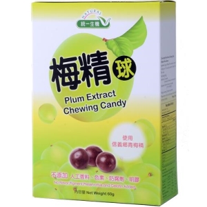 【統一生機】梅精球(60g/約24顆/盒)