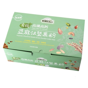 可i郵箱取貨 新品【統一生機】有機高纖高鈣亞麻仁堅果粉(25gx30包/盒)