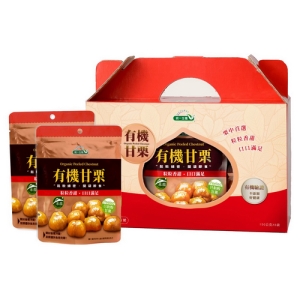 可i郵箱取貨【統一生機】有機甘栗禮盒(150gx6包/盒)