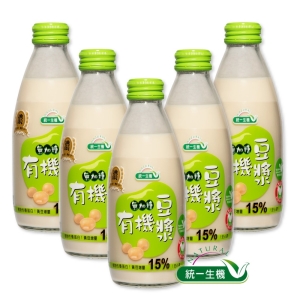 【統一生機】有機無加糖豆漿(245mlx12瓶/箱)