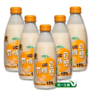 【統一生機】有機原味豆漿(245mlx12瓶/箱)