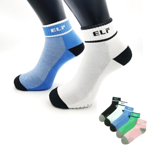 三合豐 ELF, 腳踏車襪/單車襪, 竹炭短統氣墊 款 - 普若Pro品牌好襪子專賣館