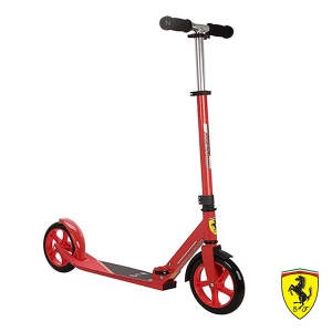 FERRARI。兩輪折疊減震滑板/滑行車(成人用)-紅