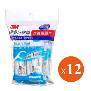 【一箱/12包入】3M 細滑牙線棒(單支攜帶型)32入/單支包 /超好用/攜帶方便