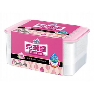 【克潮靈】環保除濕桶1入-玫瑰香(1入組)