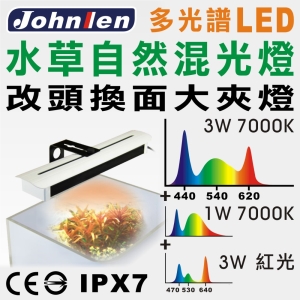 【中藍行】改頭換面大夾燈 水草自然混光燈