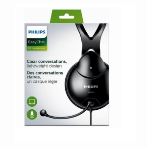 《省您錢購物網》全新~飛利浦PHILIPS電腦用雙插頭耳罩耳麥(SHM1900)