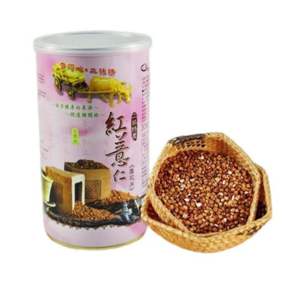 【二林鎮農會】紅薏仁雪花片 (300g/罐 )