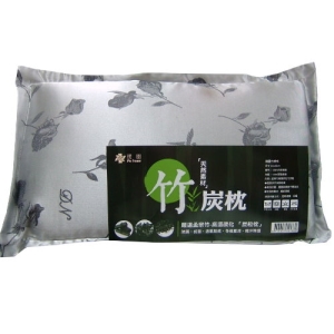 「天然素材」竹炭枕/枕頭墊(1個)