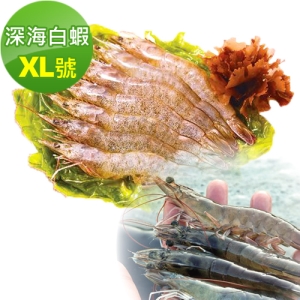 【台肥集團 台海生技】深海白蝦 XL號 (有效日期：2022.08.04)－黑貓冷凍宅配，訂單成立後5個工作天內出貨