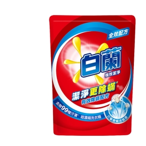 【免運費】白蘭強效除蹣過敏源洗衣精補充包(6入/箱)