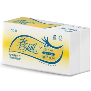 【免運費】春風擦手紙巾150抽20包