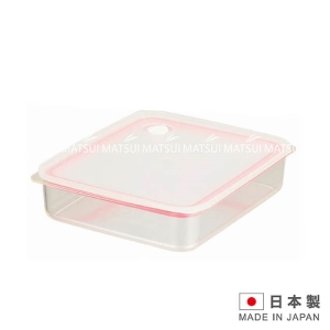 EASY CLEAN 日本製 密閉保鮮盒1.3L-粉色 TA-HB2623