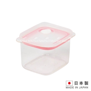 EASY CLEAN 日本製 密閉保鮮盒460ML-粉色 TA-HB2624