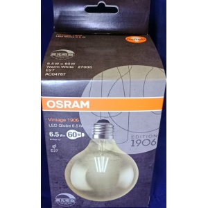 歐司朗 復古型6.5W LED調光型燈絲燈泡