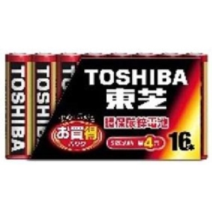 東芝紅碳鋅4號 16入電池