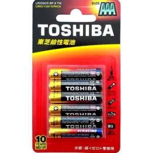 東芝鹼性4號電池 6入