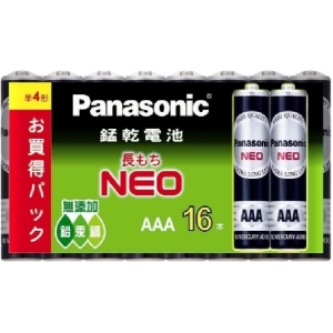 國際Panasonic 錳乾電池 3 號 16入(長)