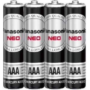 國際Panasonic 錳乾電池 4 號 4 入