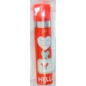 HELLO KITTY蝴蝶結蛋圓型雙用筆芯筒