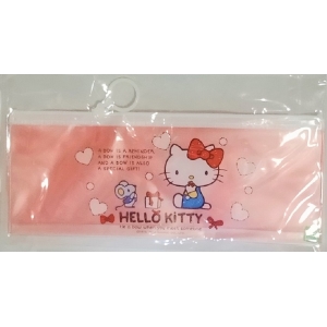 HELLO KITTY蝴蝶結長拉鍊資料袋