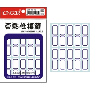 LONGDER LD-1038 自黏性標籤