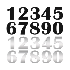 WIP 數字牌NO.030 0-9 30a