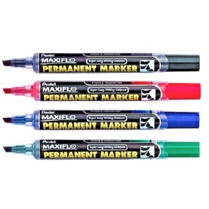 Pentel飛龍 NLF60 後壓油性筆 平頭 MAXIFLO