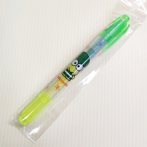 正版授權 Sanrio三麗鷗 KEROKEROKEROPPI 大眼蛙 KR雙頭螢光筆