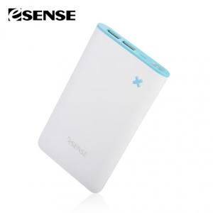 Esense B600 白色戀人超薄行動電源 藍色款