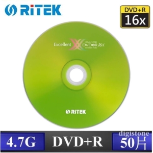 Ritek 錸德 X版16xDVD+R (50片裸裝) 限量特價