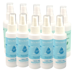 防疫雙搭組合 (茶樹清潔防護液乾洗手100ml*5＋次氯酸抗菌液(150ppm)*5)現貨 共10入/1組