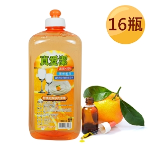 真愛潔柑橘超潔淨洗潔精(16瓶/箱)(可i郵箱取貨)【振興券卡優惠】