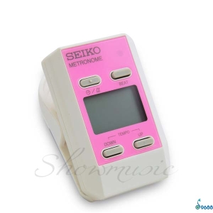 【i 郵箱】SEIKO DM51 夾式 數字 電子節拍器(粉)