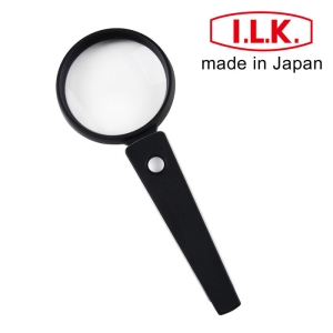 【日本 I.L.K.】2.5x/75mm 日本製LED手持型放大鏡 LE75
