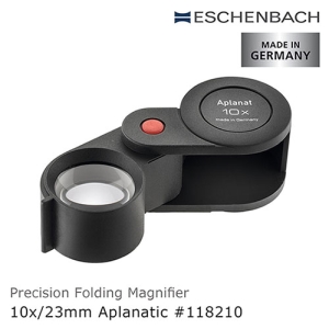 【德國 Eschenbach】10x/23mm 德國製齊焦非球面珠寶放大鏡 118210