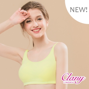 Clany 可蘭霓 蠶絲蛋白低敏潤膚消臭加大尺碼無鋼圈M-2XL內衣 搶眼心機 6922-81