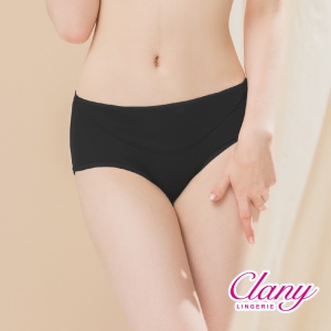 可蘭霓Clany 台灣製遠紅外線暖宮防漏透氣 M-XL 生理褲 衝擊濃黑 2182-63