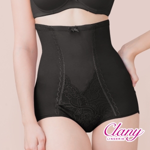 可蘭霓Clany MIT台灣製暖宮高腰遠紅外線M-2XL塑身褲 (神秘黑 1933-63) 加大尺碼 產後塑身