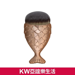 【KW】美人魚尾刷(含蓋)｜KW865｜美妝美材｜化妝刷｜正品 口罩 化妝 美妝 居家 百貨 良品 美日