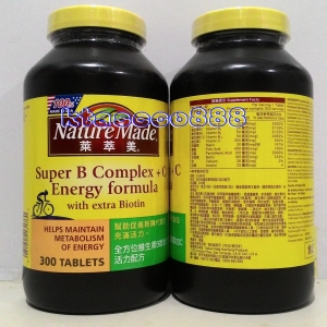 華美小舖-[主動開發票購物有保障] 萊萃美 Super B Complex ＋ C 活力配方 300粒/瓶 免運費 壹瓶價