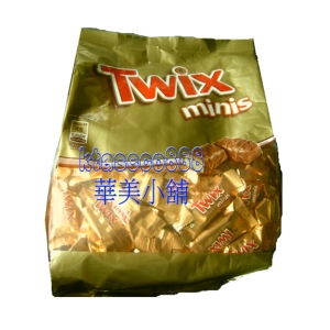 華美小舖-[主動開發票購物有保障] 美國瑪氏 TWIX MINIS 特趣迷你巧克力 1177.6克/袋 免運費 壹袋價