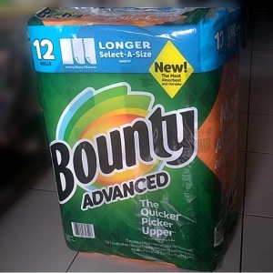 華美小舖-[主動開發票購物有保障] 美國 BOUNTY 特級紙巾 家用紙巾 12捲/袋 貳袋/組 免運費 壹組價