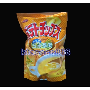 華美小舖-[主動開發票購物有保障] 湖池屋 北海道玉米濃湯口味洋芋片 500公克/袋 免運費 壹袋價