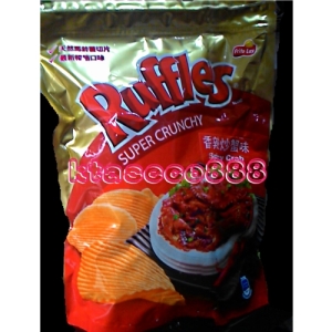 華美小舖-[主動開發票購物有保障] Ruffles 樂氏波樂 香辣炒蟹味洋芋片 450公克/袋 免運費 壹袋價