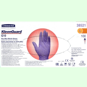 華美小舖-[主動開發票購物有保障] KLeenGuard G10 靈巧多功能丁晴手套 尺寸：L號 100支/盒 免運費 壹盒價