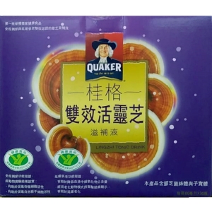華美小舖-[主動開發票購物有保障] 桂格 雙效活靈芝滋補液 60毫升*30瓶/箱 免運費 壹箱價